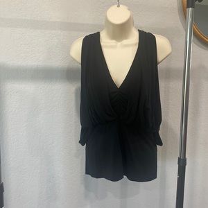 Unique Black Blouse by BCBG